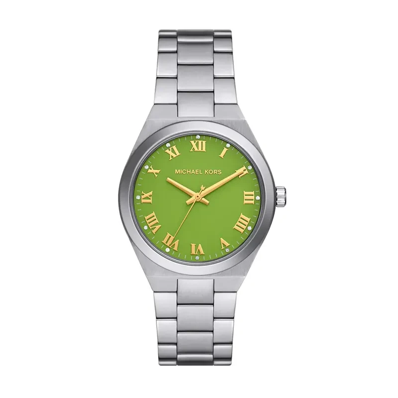 Michael Kors Lennox Green Dial Ladies Watch- MK7463